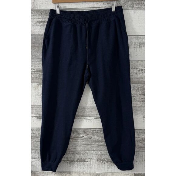 Beyond Yoga Pants - Beyond Yoga Jogger Women's L Navy Made In USA Sweatpants Athleisure Loungewear